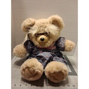 Vintage 1985 Heartline Grandma Bear plush Bearnett Family Hallmark